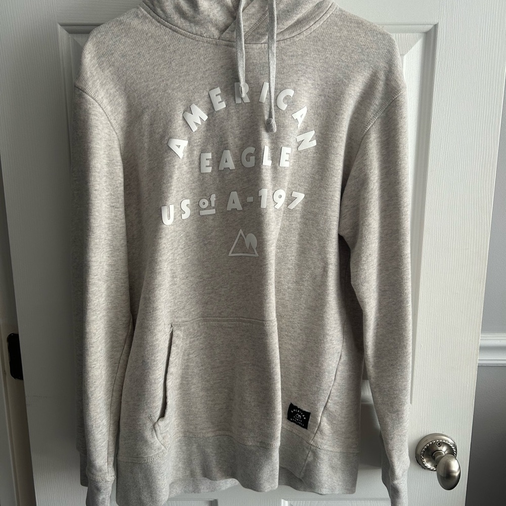 American Eagle Outfitters Light Gray Hoodie